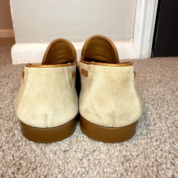 Magnanni Delrey II Tassel Loafer, Suede Calfskin Leather Men's 10.5 M - Picture 3 of 12